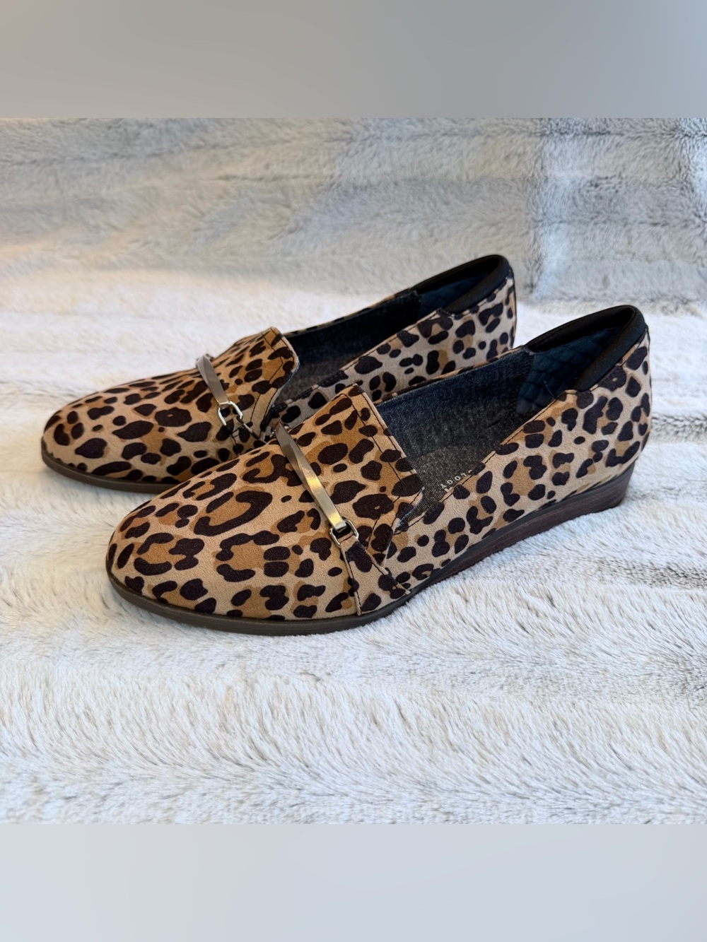 Dr. Scholl's Women's Leopard Print Slip-On Loafers